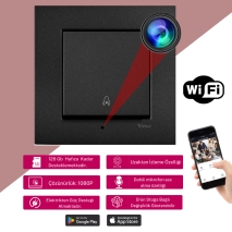 Siyah Kap� Zili Wifi Gizli Kamera